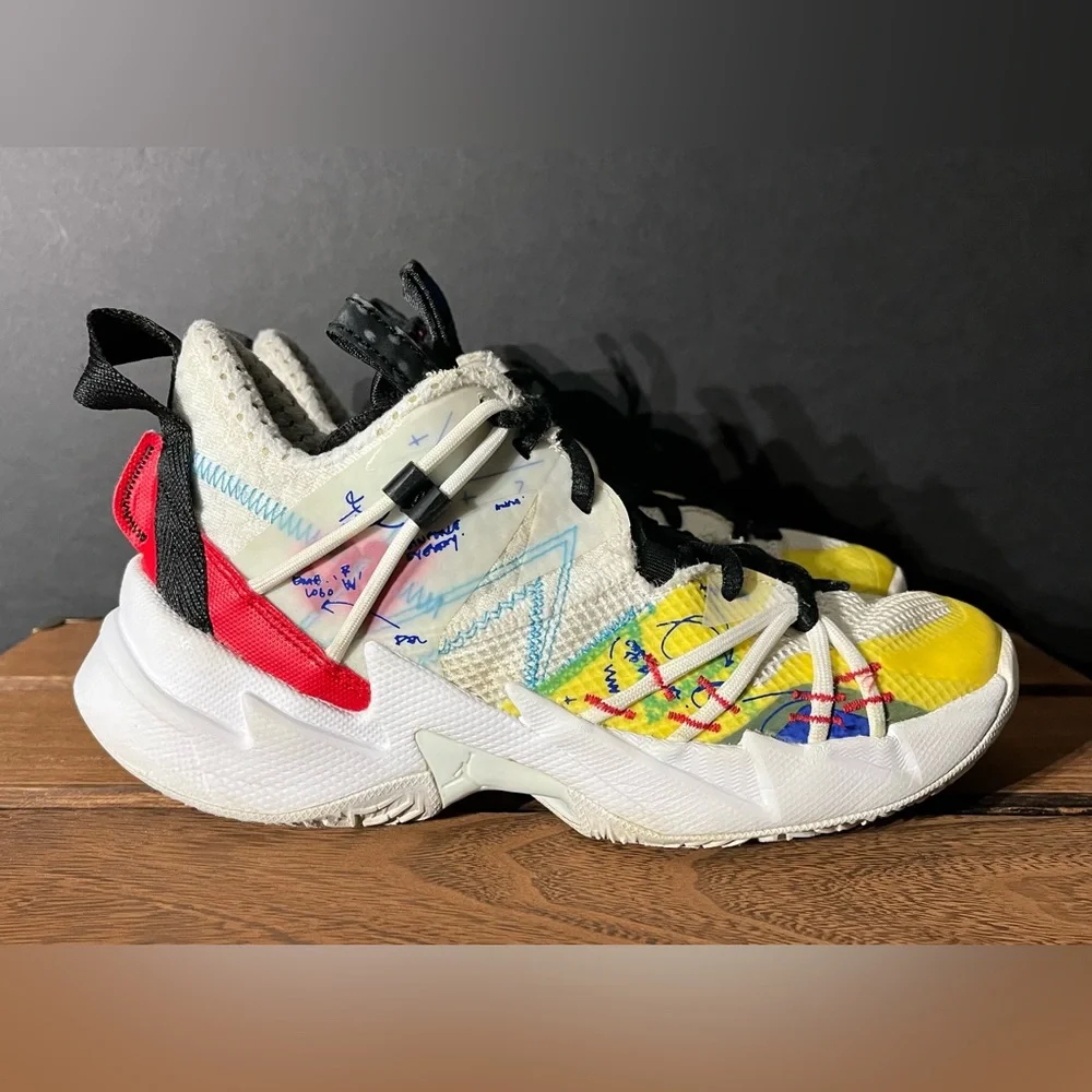 Jordan Why Not Zer0.3 SE Sneakers “Primary Colors”, Youth’s 5.5